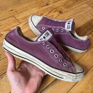 Vintage 80s Converse All Star Made in USA Purple Shoes